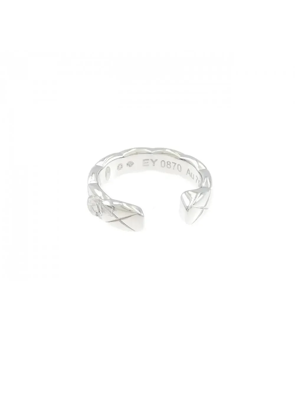 Chanel Ear Cuff 18K White Gold #324044C23B